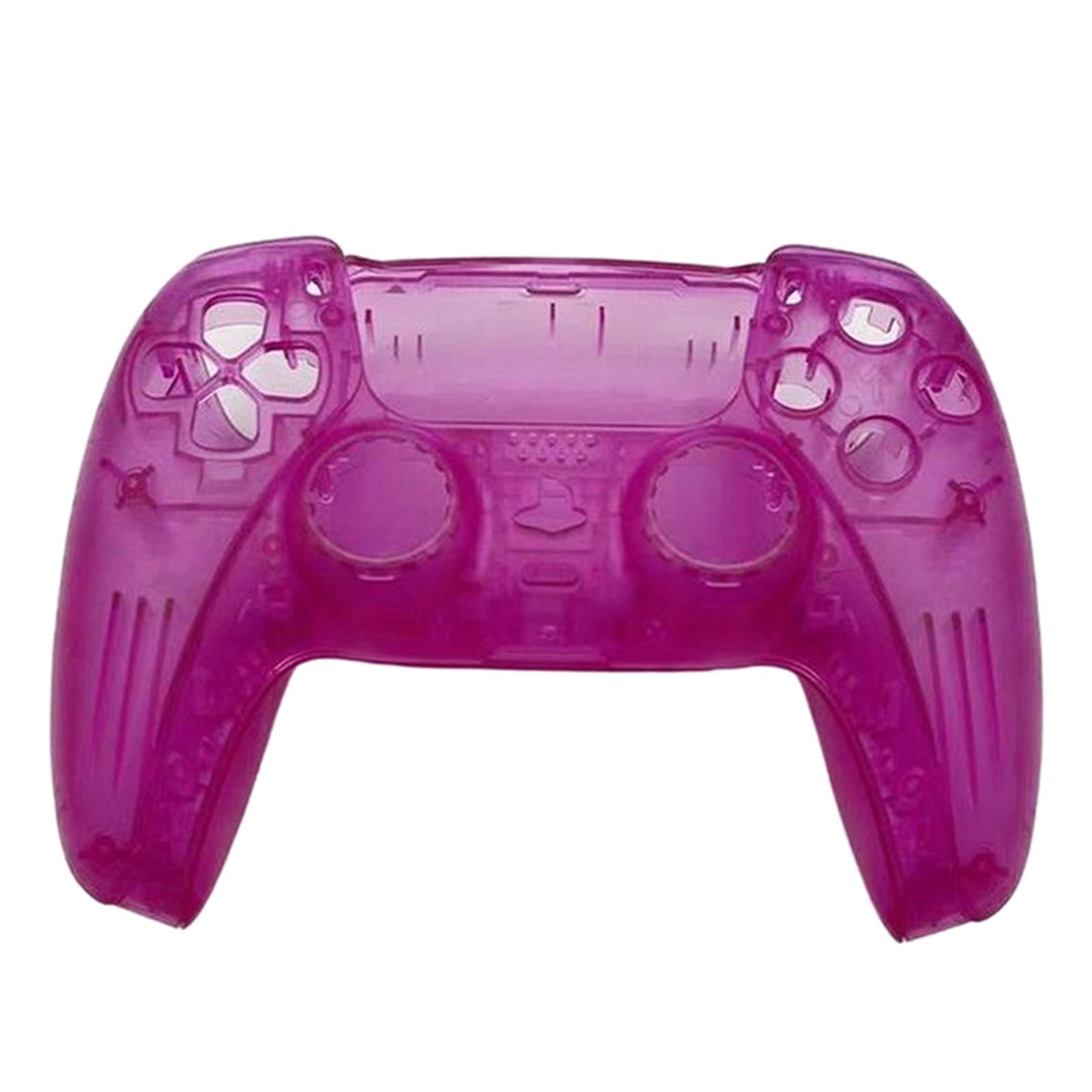 Transparent Gamepad Cover Touch Pad Cover For PS5 Controller Purple