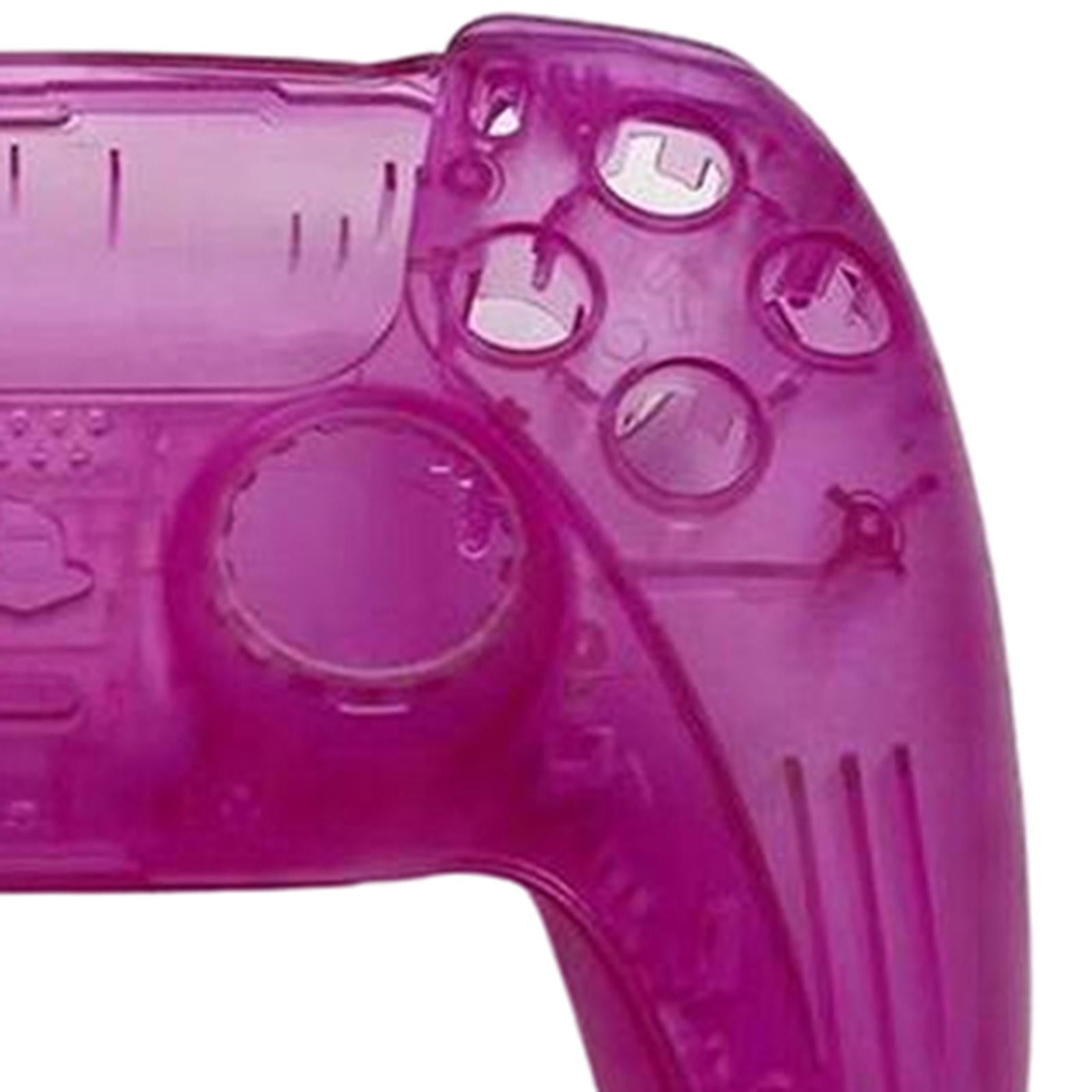 Transparent Gamepad Cover Touch Pad Cover For PS5 Controller Purple