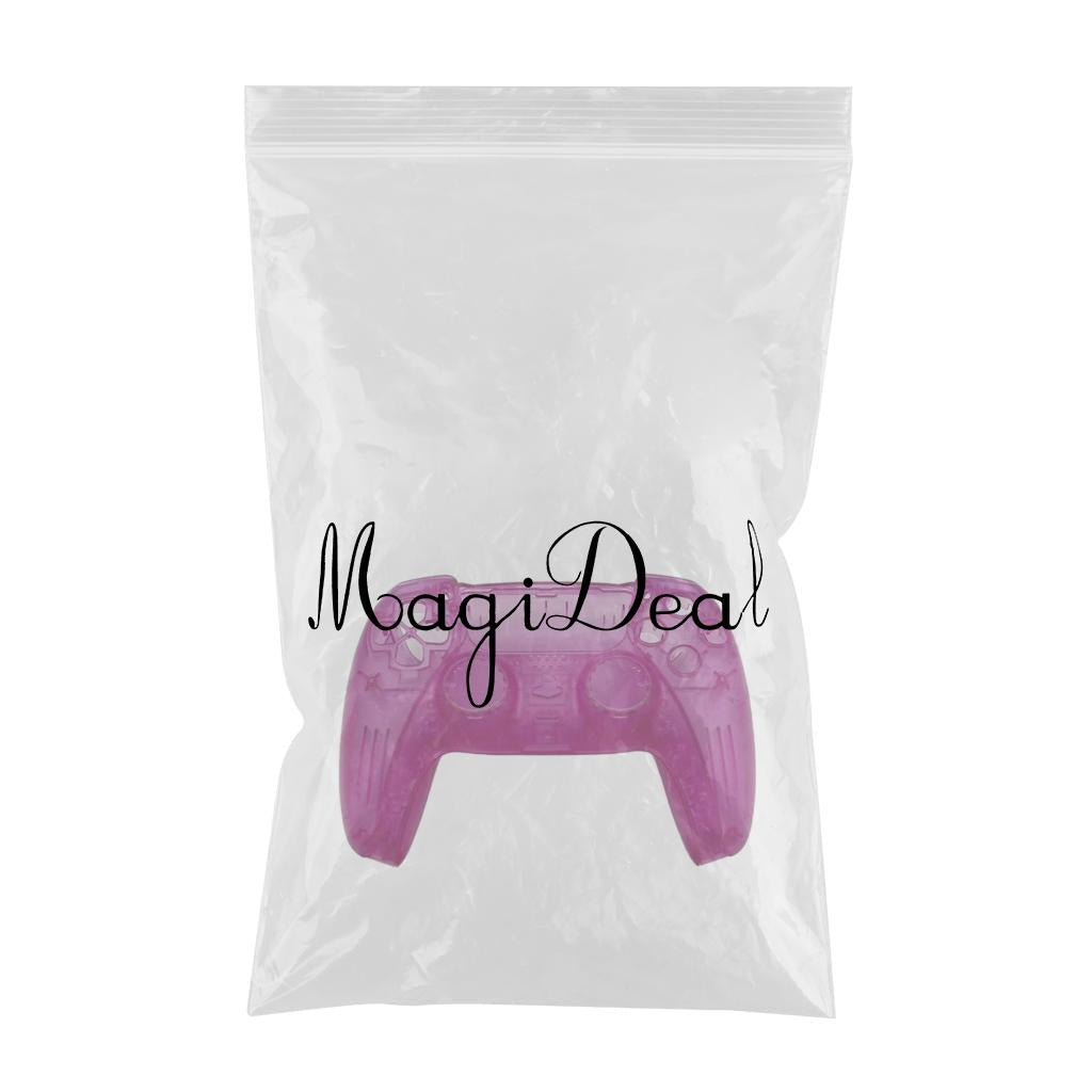 Transparent Gamepad Cover Touch Pad Cover For PS5 Controller Purple