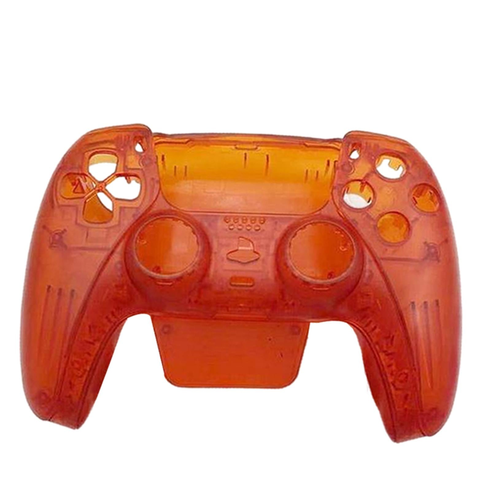 Transparent Gamepad Cover Touch Pad Cover For PS5 Controller Red