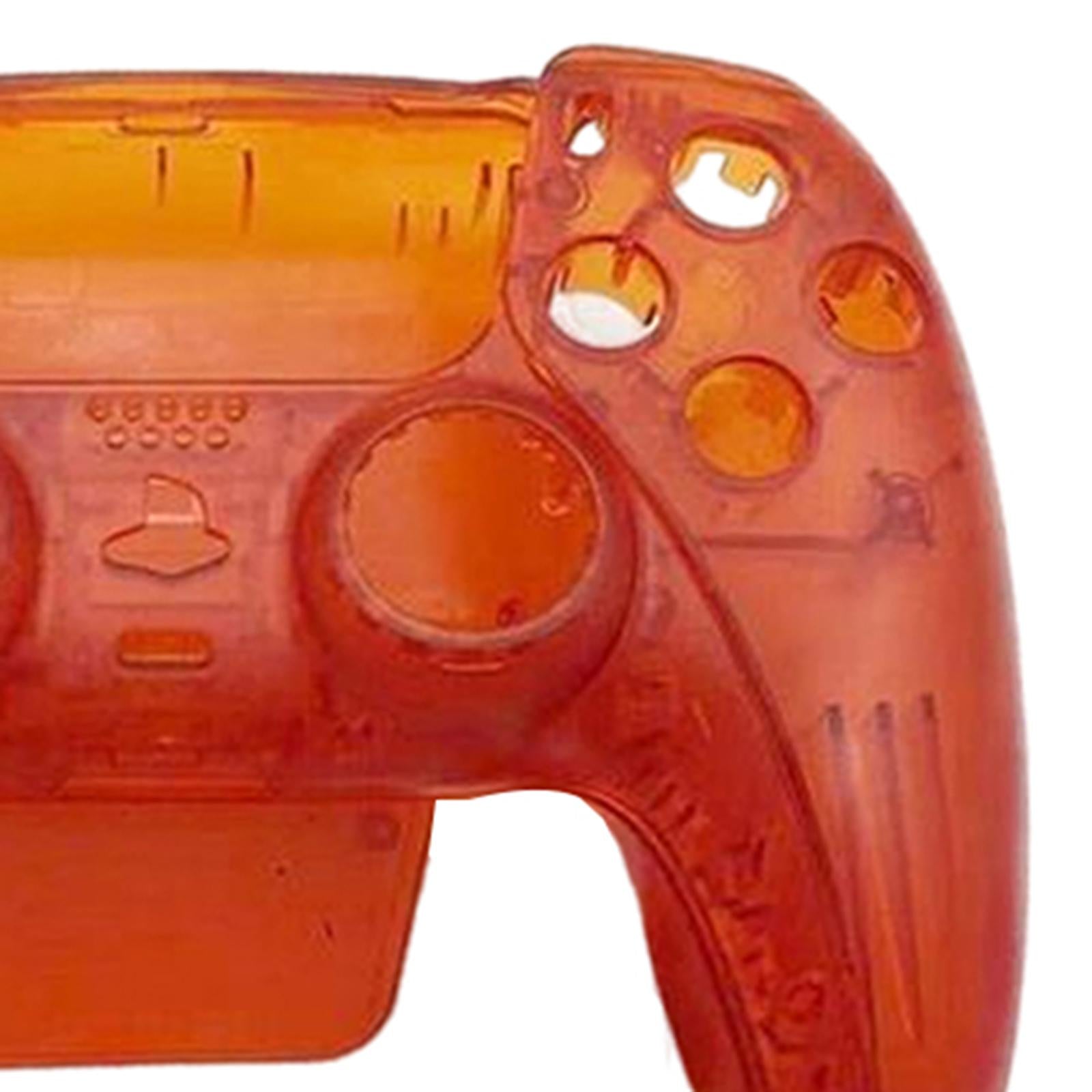 Transparent Gamepad Cover Touch Pad Cover For PS5 Controller Red