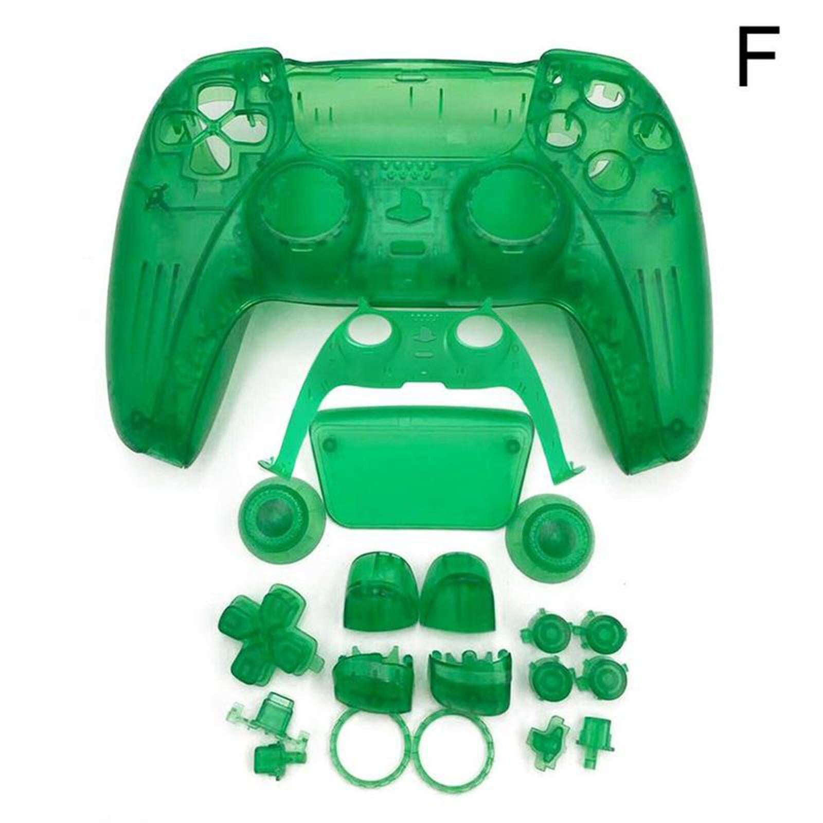 Transparent Gamepad Cover Touch Pad Cover For PS5 Controller Green