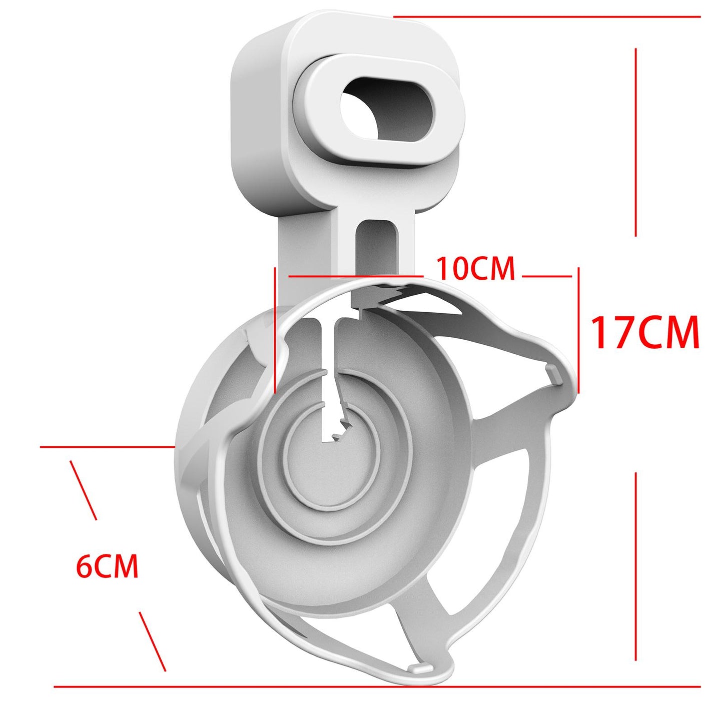 Portable Wall Mount Bracket Holder Bracket for Smart Home Speaker White
