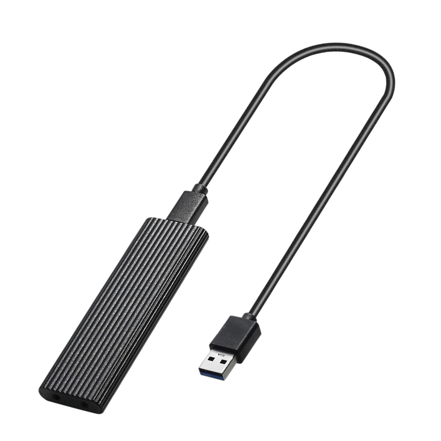 USB 3.0 to NGFF M.2 B Key SSD External Enclosure Case Cover Adapter Black