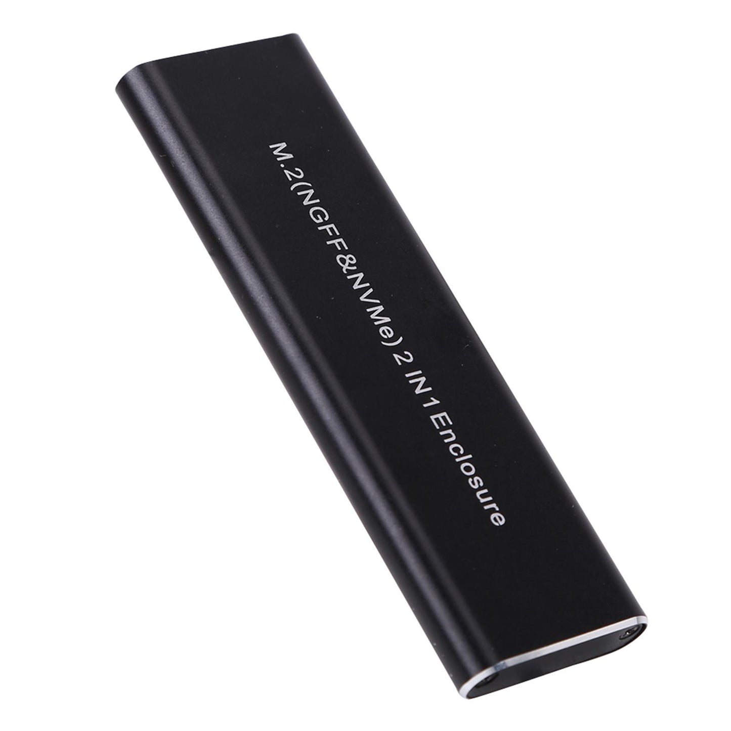 M.2 NVME SSD SATA Enclosure Adapter USB C Case Dual Protocol Black