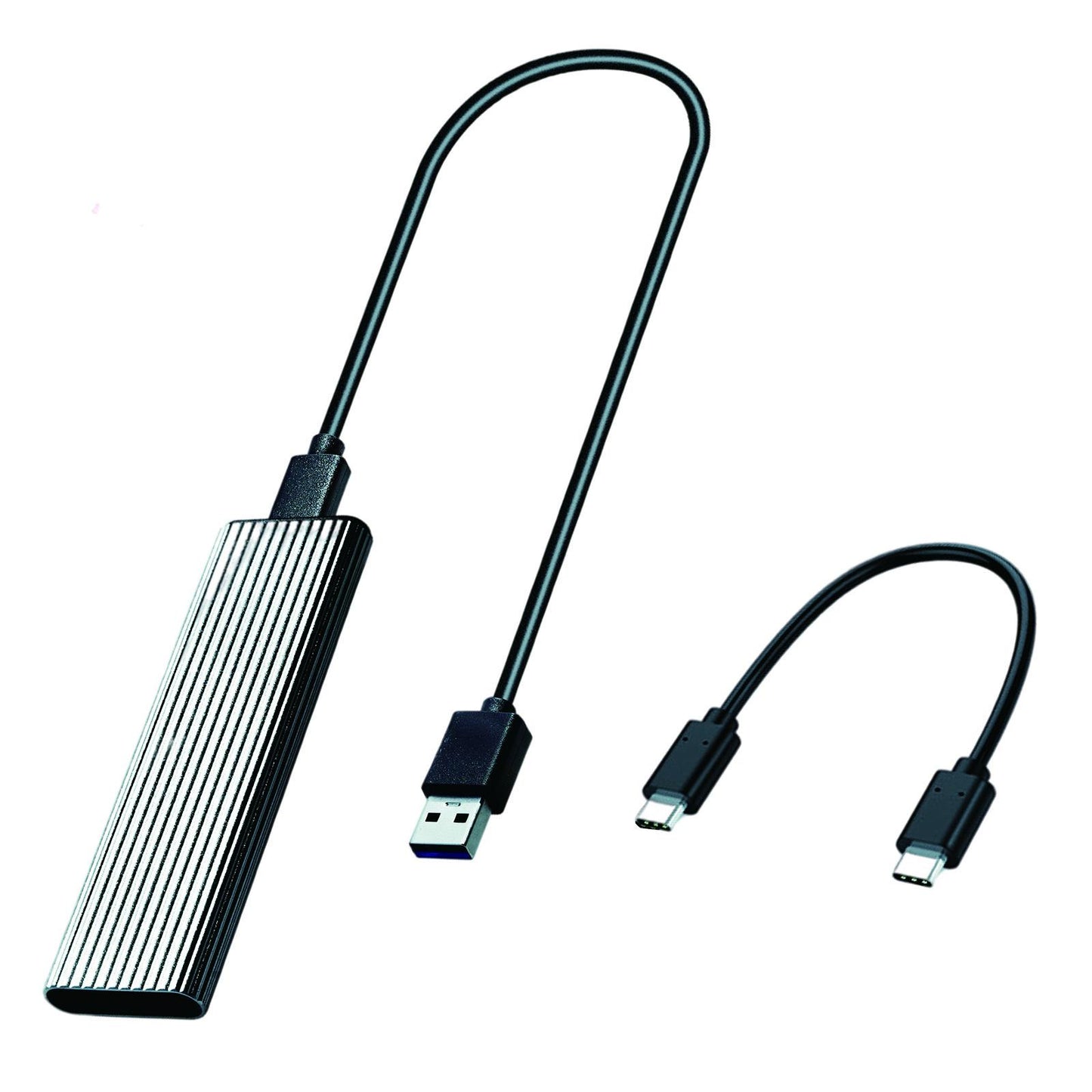 External M.2 to USB 3.1 Enclosure Adapter for 2230/42/60/80 NVMe SSD Silver