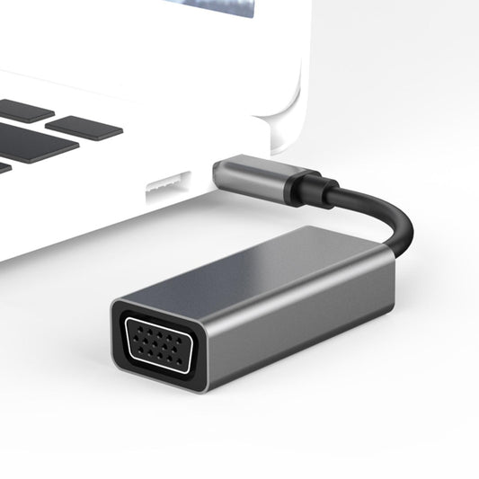 Type C to VGA Adapter 1080p USB3.1 USB-C Converter Cable for MC Laptop TV
