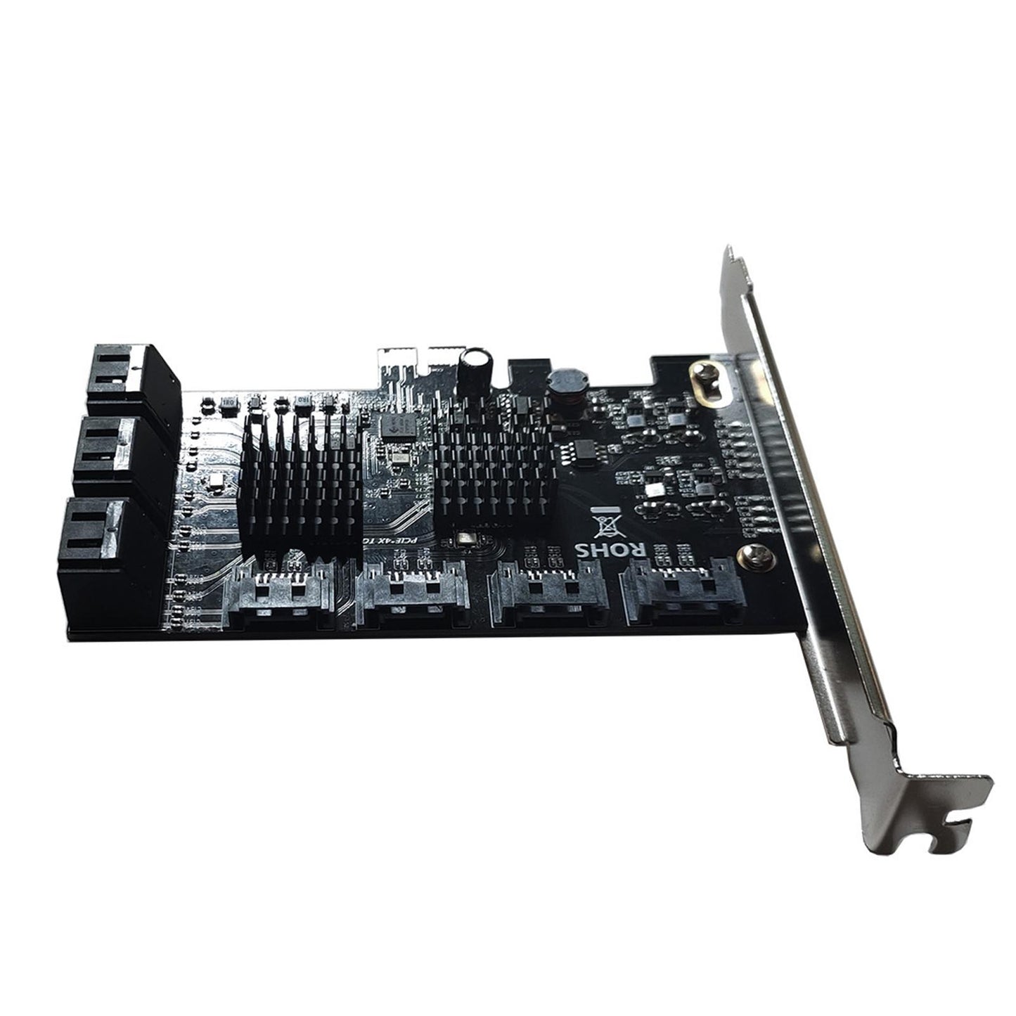 10Ports 6Gbps PCI Express PCI-E to SATA3.0 Expansion Card 8X 16X for Linux