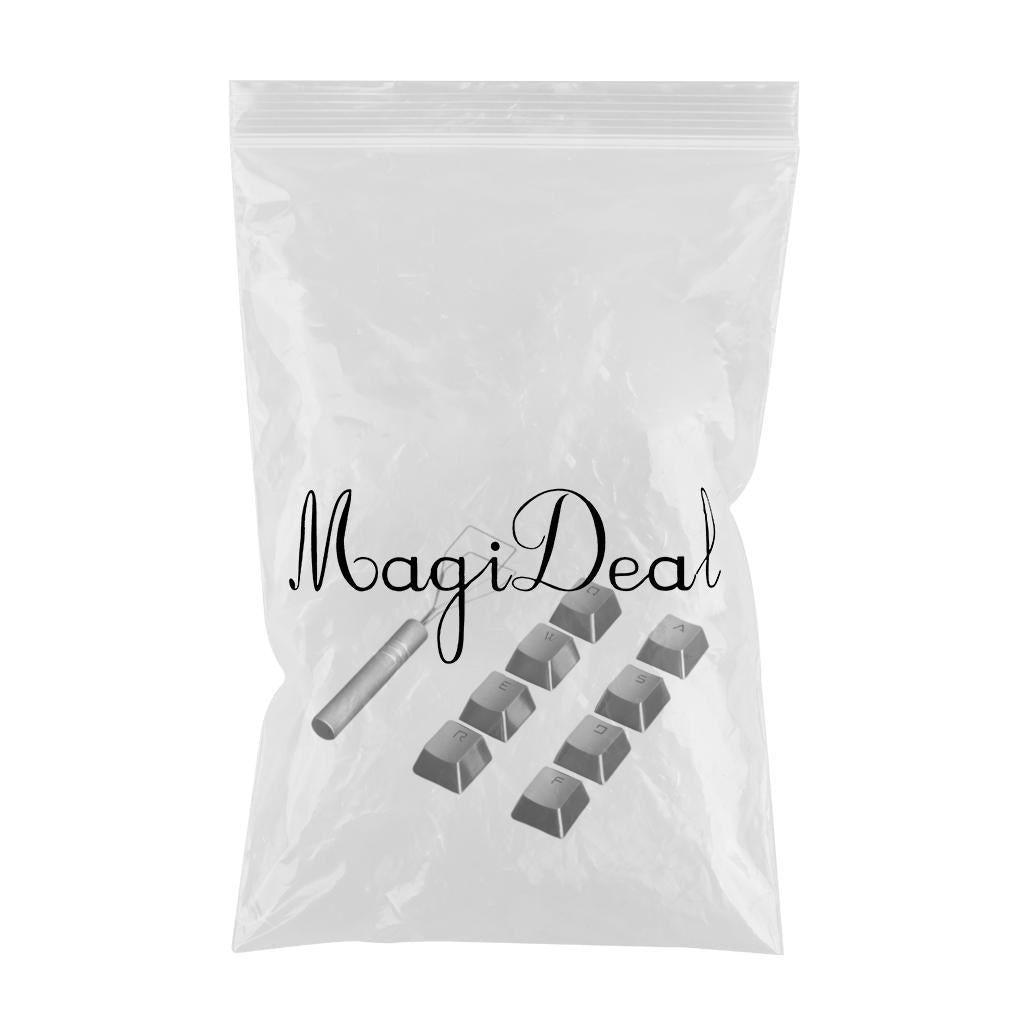 Durable Metal Stainless Steel Keycap for Cherry MX Switch Keyboard QWER+ASDF