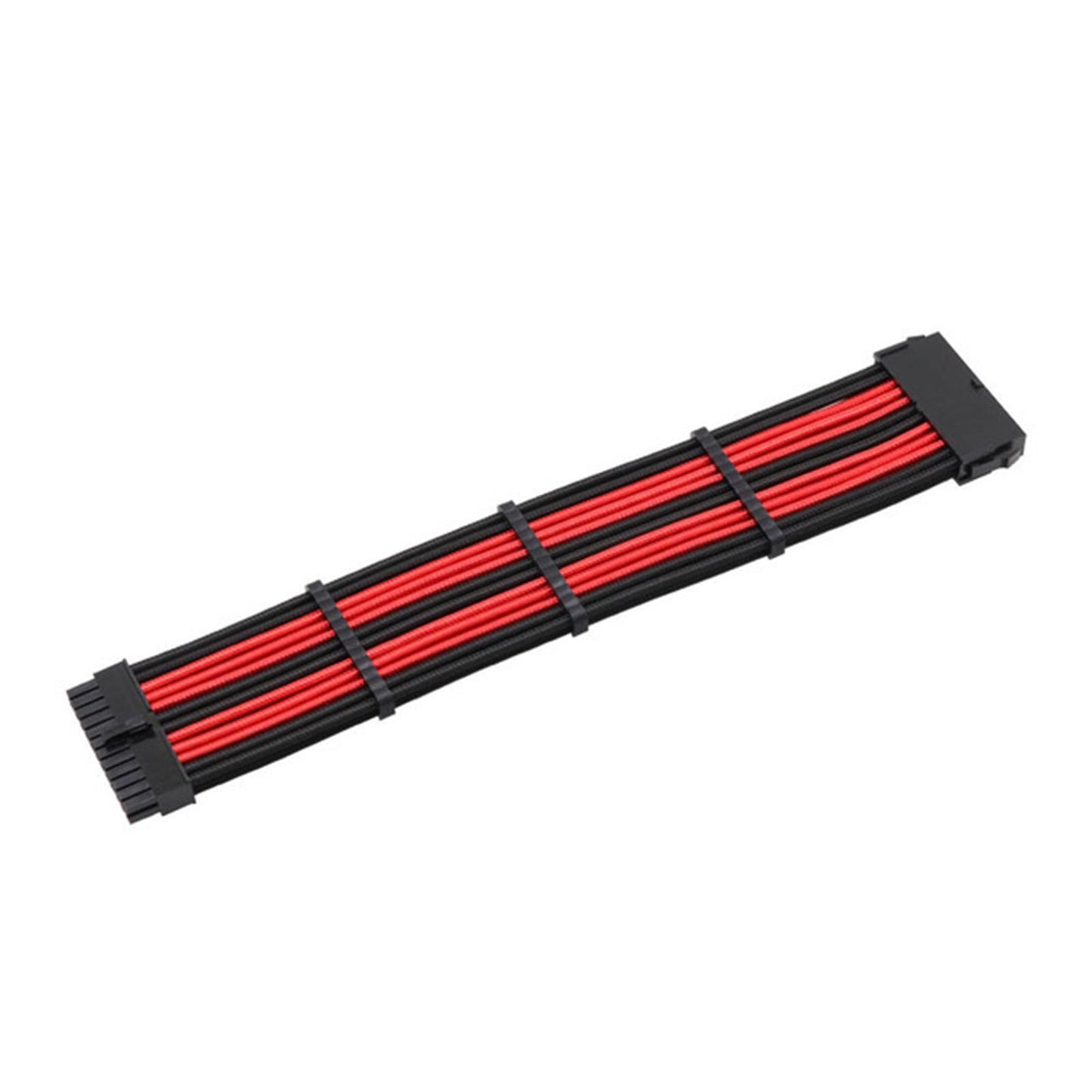 4pcs 18AWG Power Cables ATX PCI-E EPS Extension Cable Kit  Black Red B