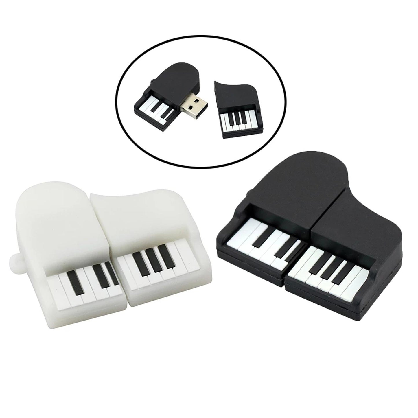 Piano Model USB Compact for Computer Data Storage Data Back-up Gifts 1GB