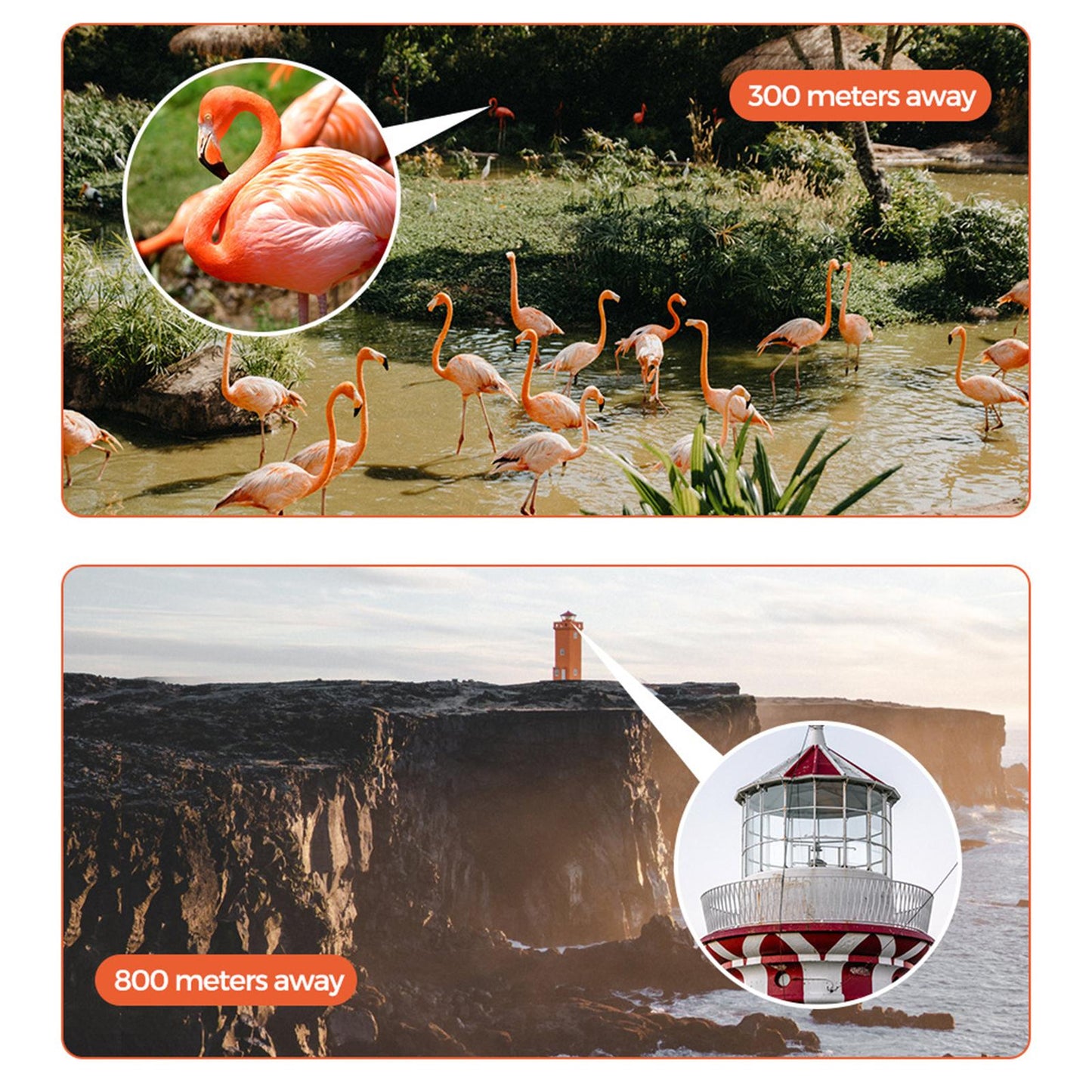 Plastic Kids Binoculars Hiking Camping Telescope Game Entertainment Children Red