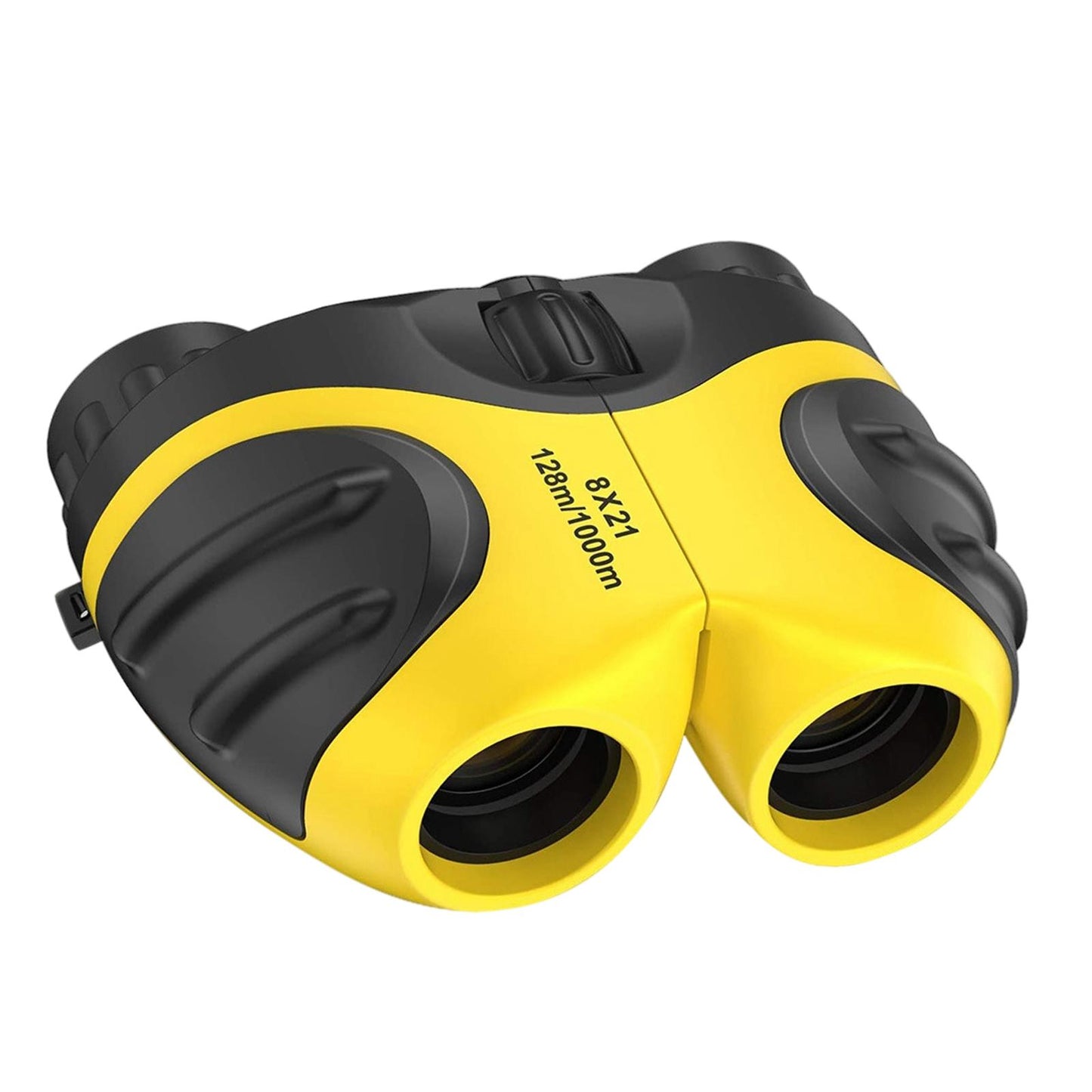 Plastic Kids Binoculars Hiking Camping Telescope Game Entertainment Children Yellow