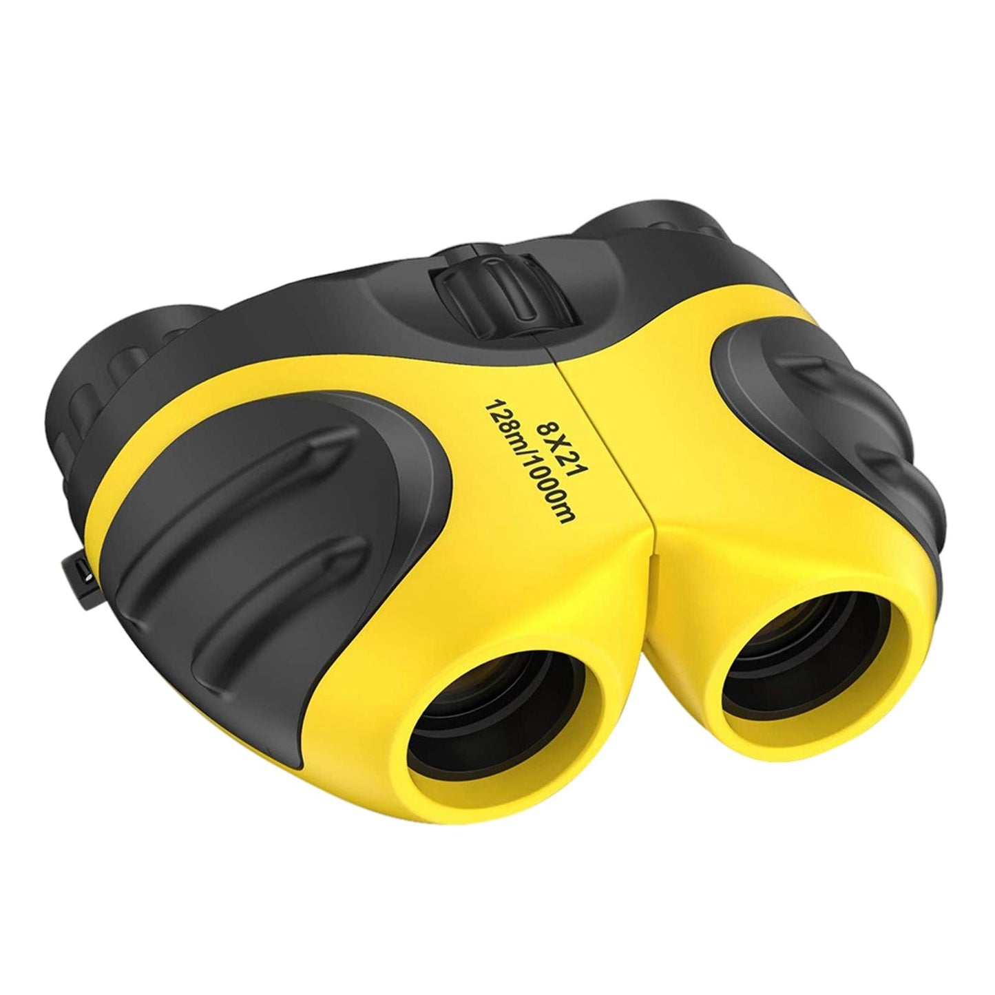 Plastic Kids Binoculars Hiking Camping Telescope Game Entertainment Children Yellow