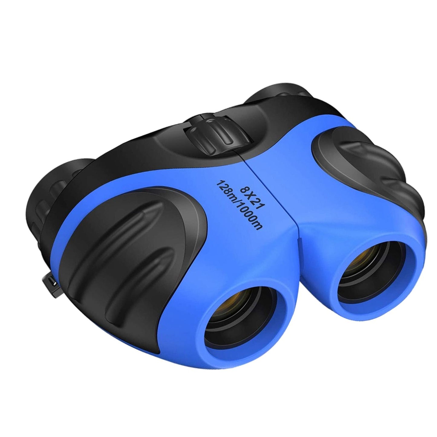 Plastic Kids Binoculars Hiking Camping Telescope Game Entertainment Children Blue