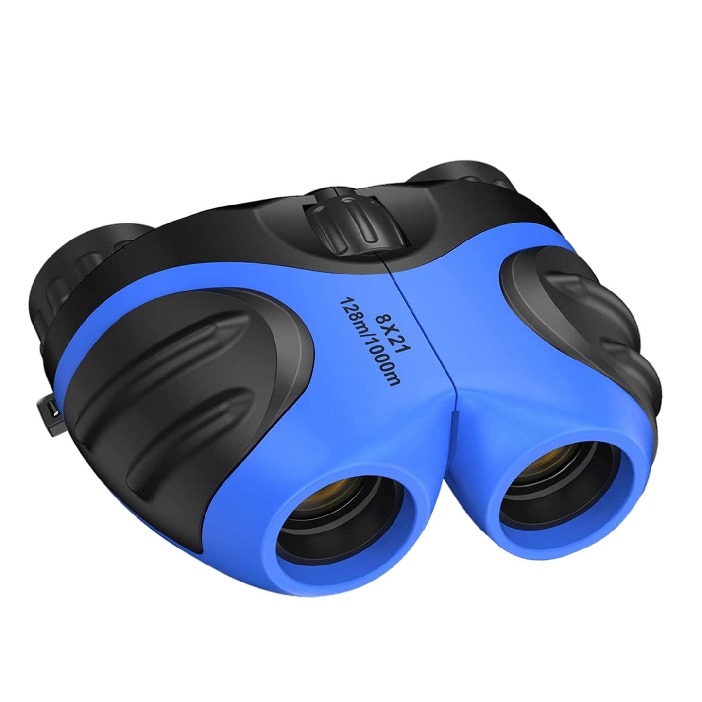 Plastic Kids Binoculars Hiking Camping Telescope Game Entertainment Children Blue