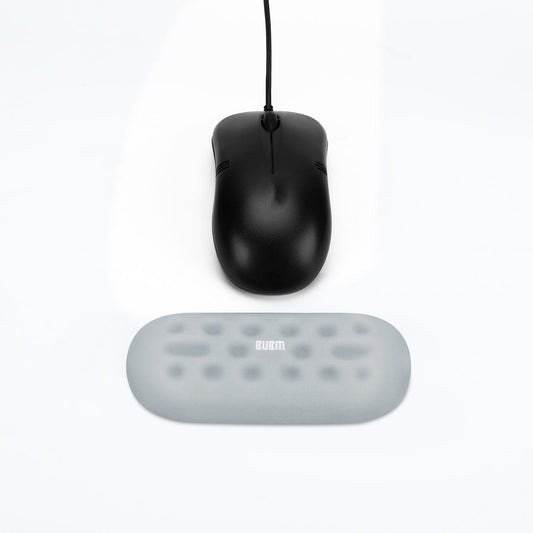 Memory Foam Keyboard Wrist Pad Mouse Cushion for Gaming Work  small gray