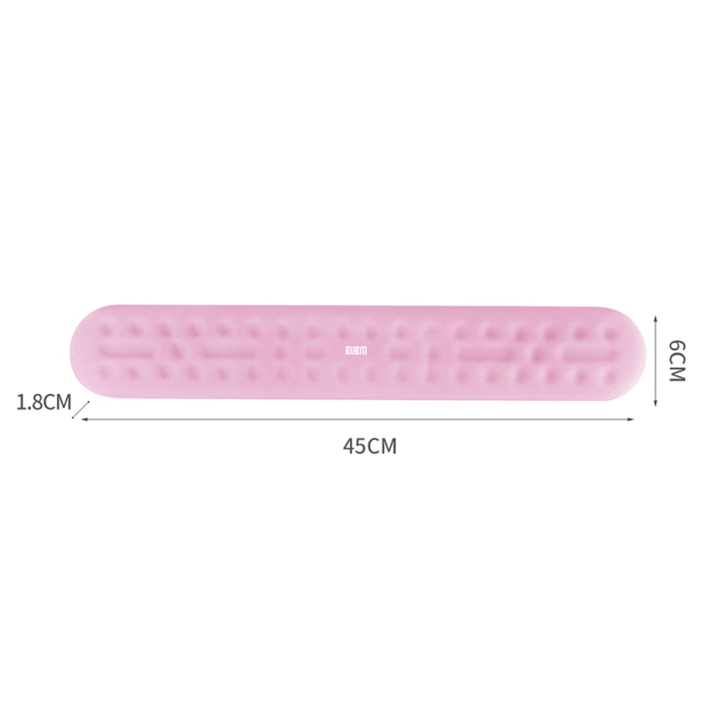 Memory Foam Keyboard Wrist Pad Mouse Cushion for Gaming Work  large pink