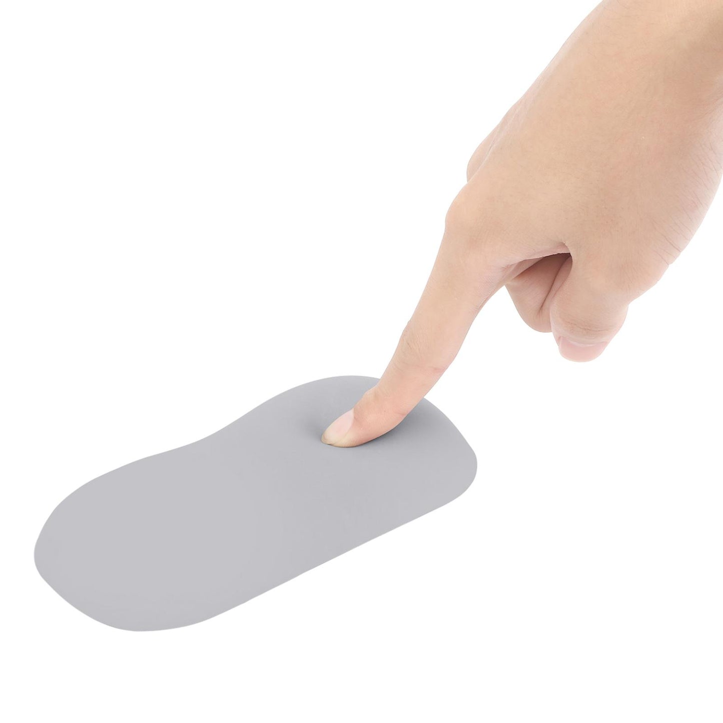 Keyboard Mouse Wrist Rest Pad Memory Foam Set  A Small Silver