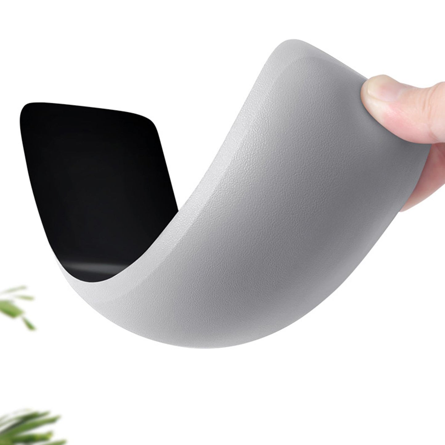 Keyboard Mouse Wrist Rest Pad Memory Foam Set  A Large Size Silver