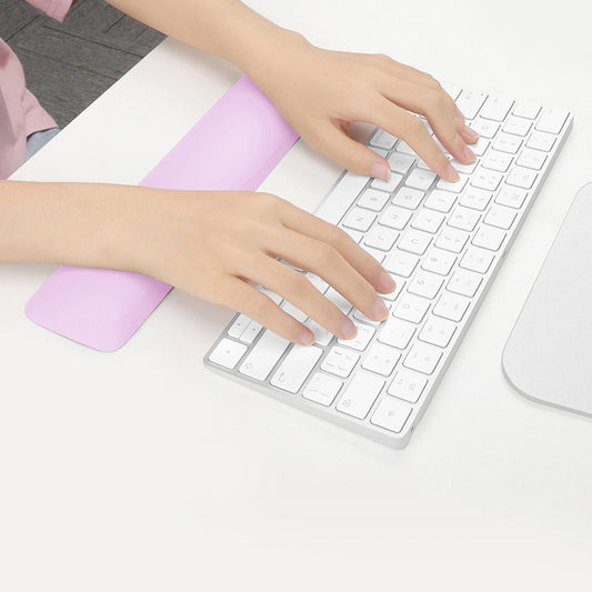 Keyboard Mouse Wrist Rest Pad Memory Foam Set  B Medium Pink