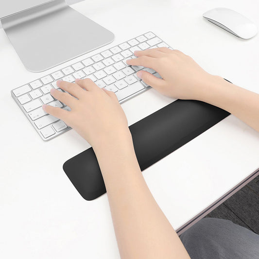 Keyboard Mouse Wrist Rest Pad Memory Foam Set  B Medium Black