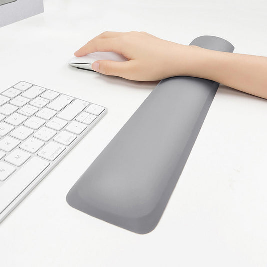 Keyboard Mouse Wrist Rest Pad Memory Foam Set  B Medium Silver