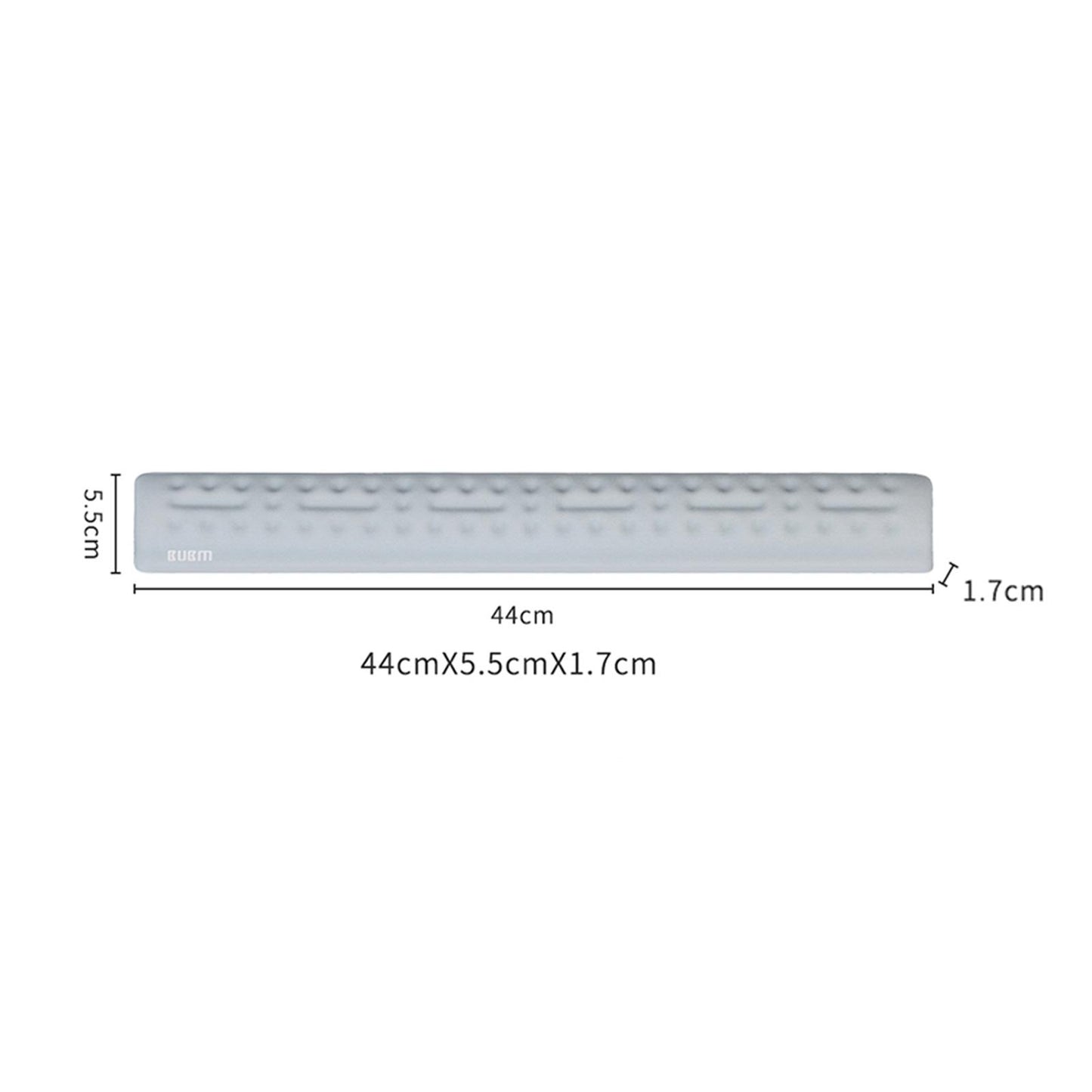 Memory Foam Keyboard Wrist Rest Hand Wrist Pad Arm Stand Grey L
