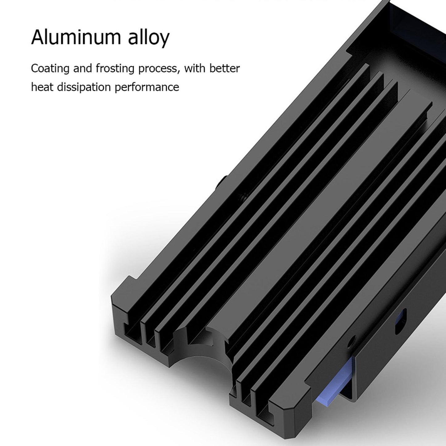 Heatsink Cooler with Cooling Fan Radiator for M.2 NGFF NVME SSD