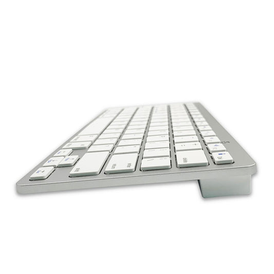 Portable Silver Mini Thai 78 Keys Wireless Bluetooth Keyboard for Tablet PC