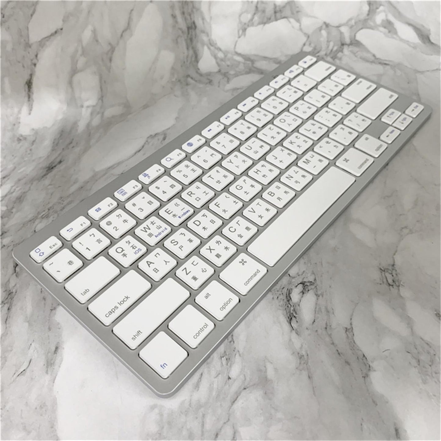 UltraThin 78 Key Wireless Bluetooth Keyboard Cangjie for IOS/Android/Windows