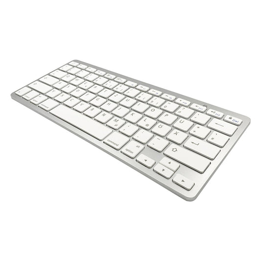 Ultra Slim Wireless German Keyboard Floating Button Computer PC TV