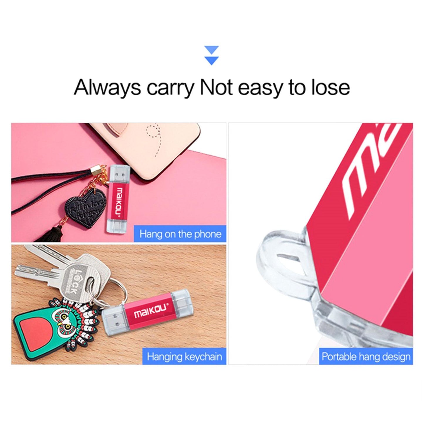 3 in 1 32G USB Flash Drive Type-C Micro USB Thumb Drive Memory Stick Premium