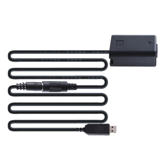 USB DC Coupler Dummy Battery for Sony A7R A7RII A6500 A6300 A5100 NEX5 NEX7