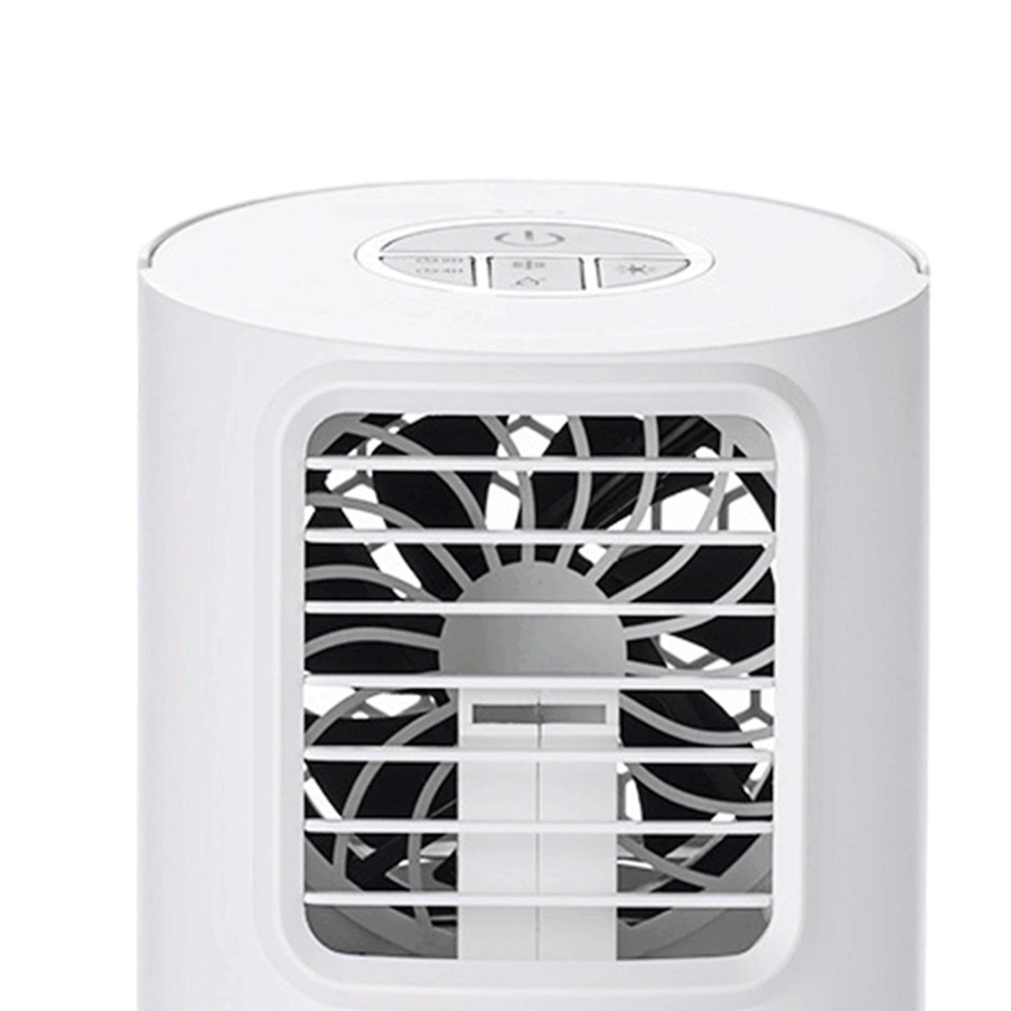 Mini Air Conditioner Fan Bedroom Air Cooler with Timer EU Plug White