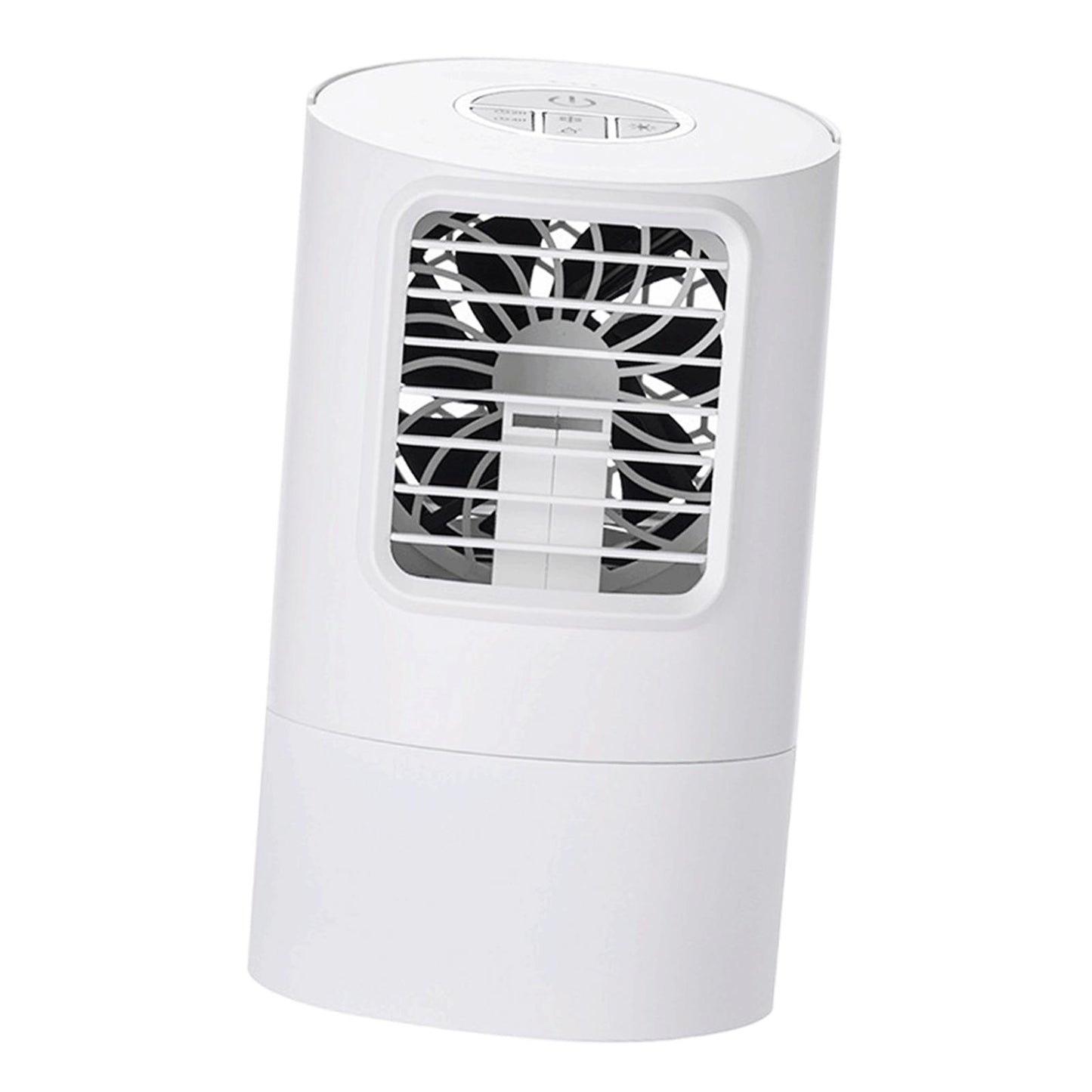 Mini Air Conditioner Fan Bedroom Air Cooler with Timer EU Plug White