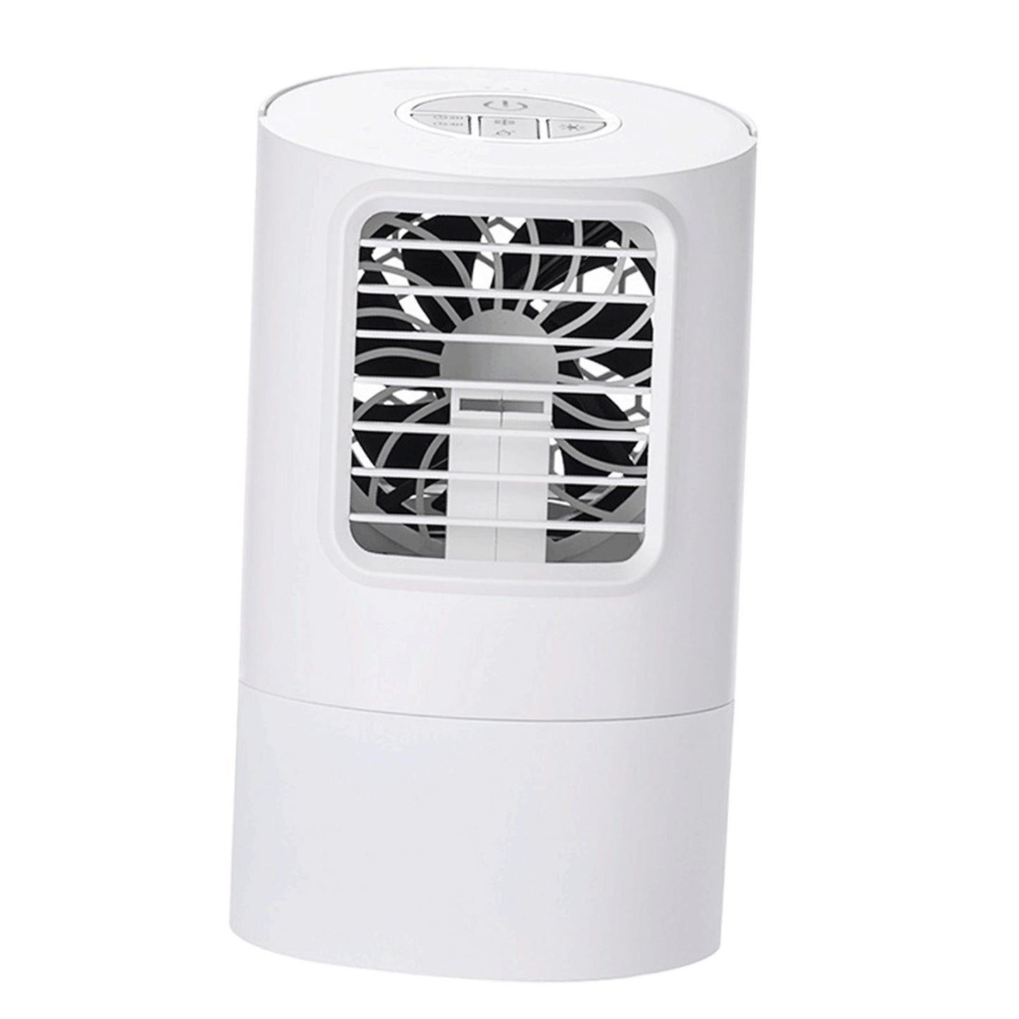 Mini Air Conditioner Fan Bedroom Air Cooler with Timer EU Plug White