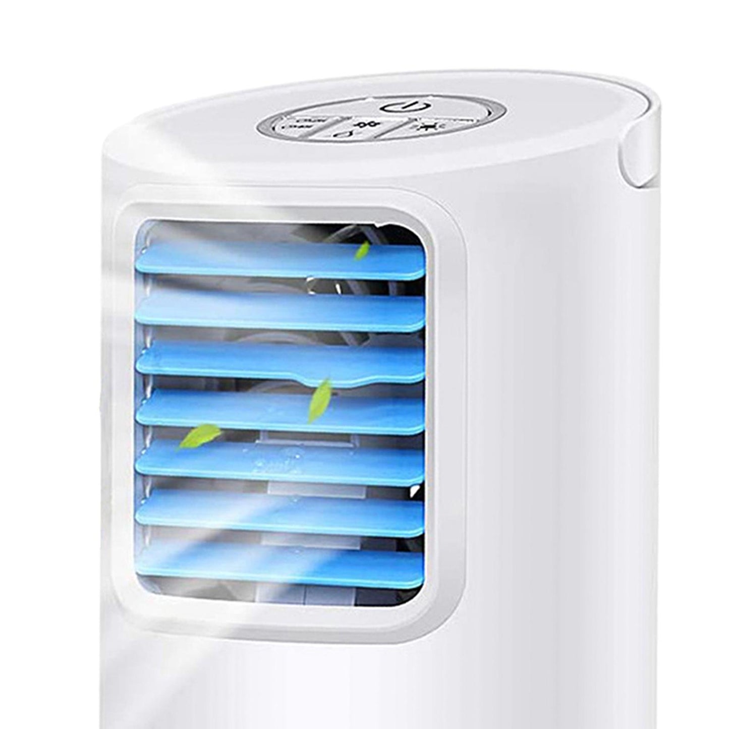 Mini Air Conditioner Fan Bedroom Air Cooler with Timer EU Plug White Blue