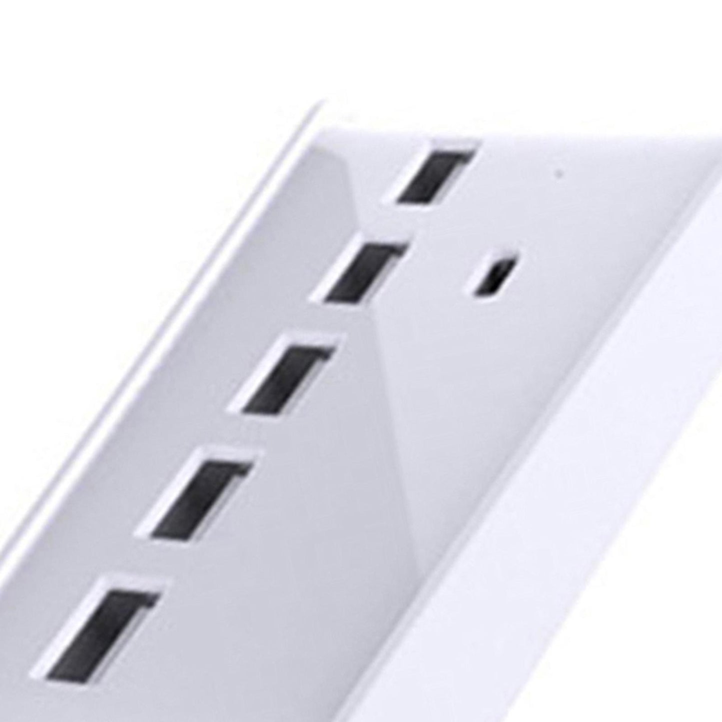 5 Port USB Hub for Game Console USB 2.0 Expansion Hub Splitter Adapter Parts White