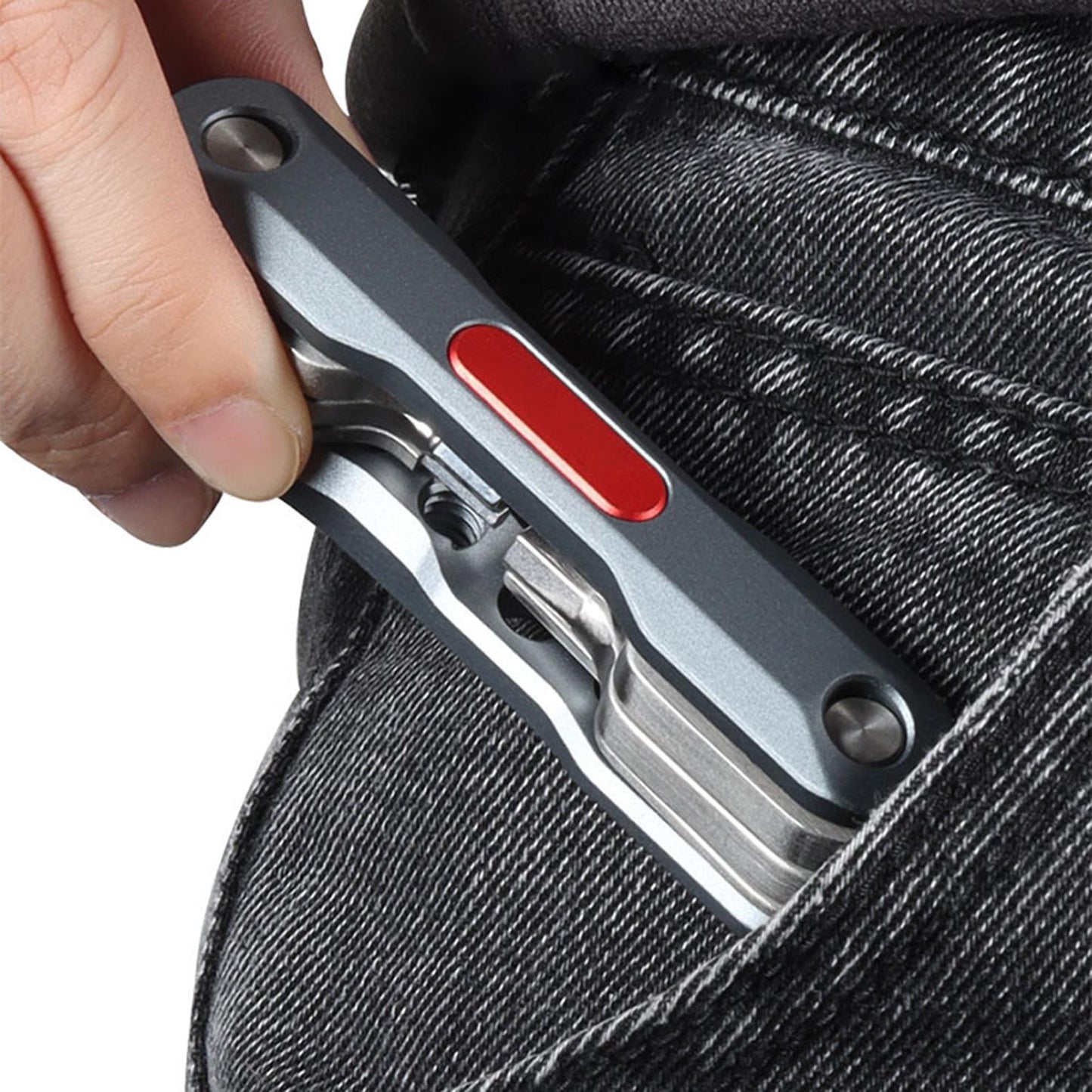 6 in 1 Universial Folding Portable Tool Set with Screwdrivers & Wrenches
