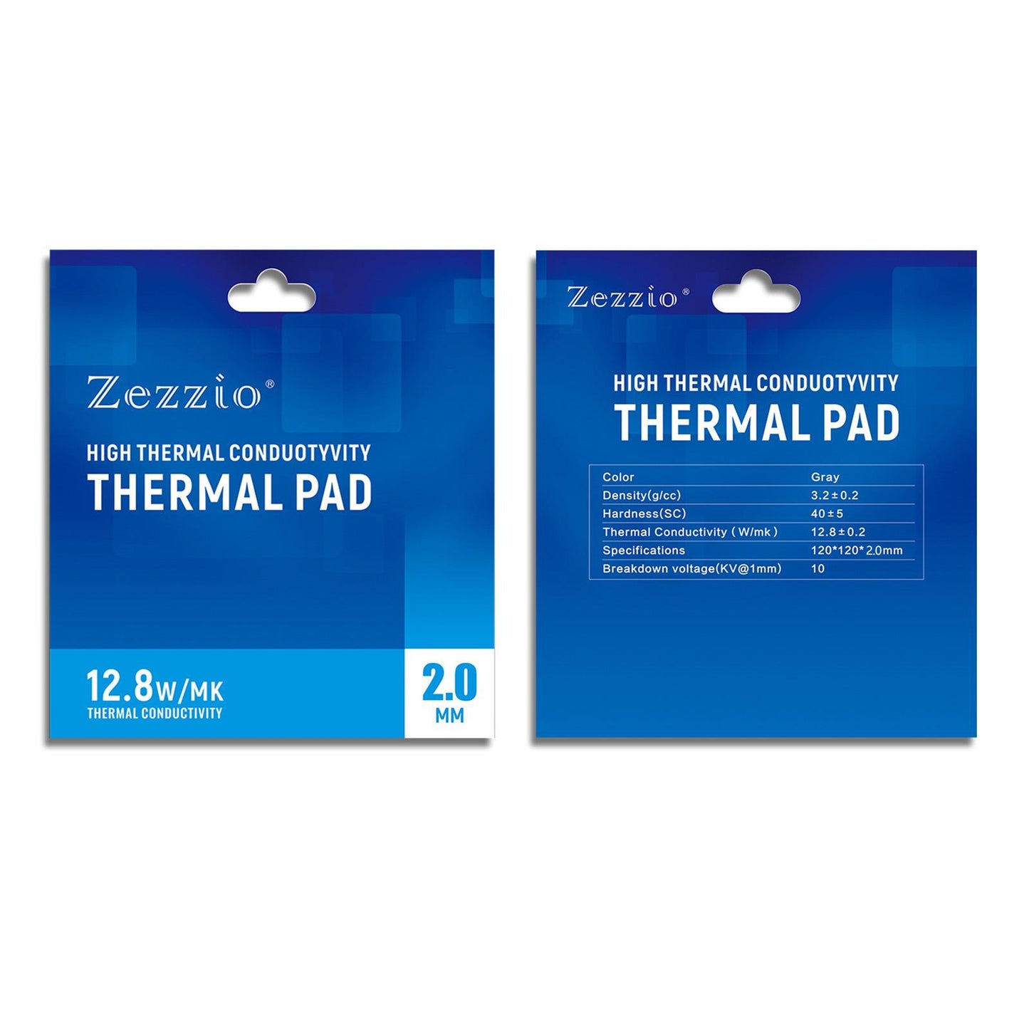 Silicone Thermal Pad 120x120mm Heat Resistance for GPU CPU 0.5 mm