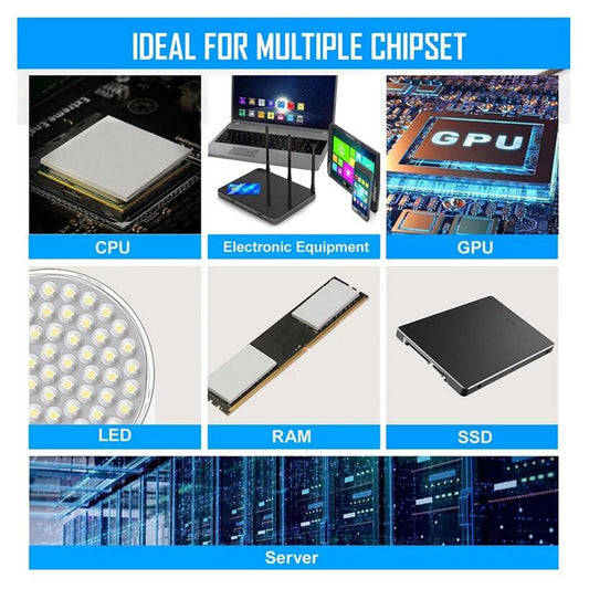 Silicone Thermal Pad 120x120mm Heat Resistance for GPU CPU 1.5 mm