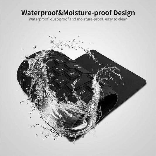 Silicone Spanish Waterproof 105 Key Flexible Foldable Keyboard for PC Laptop