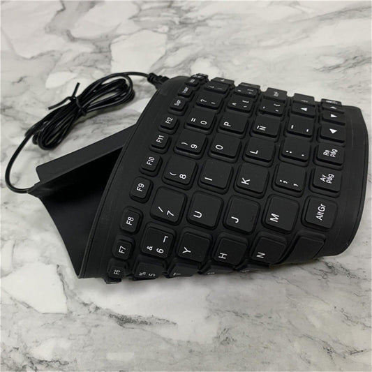 Mini Wired USB Keyboard 84 Keys Waterproof for PC Desktop Laptop Computer