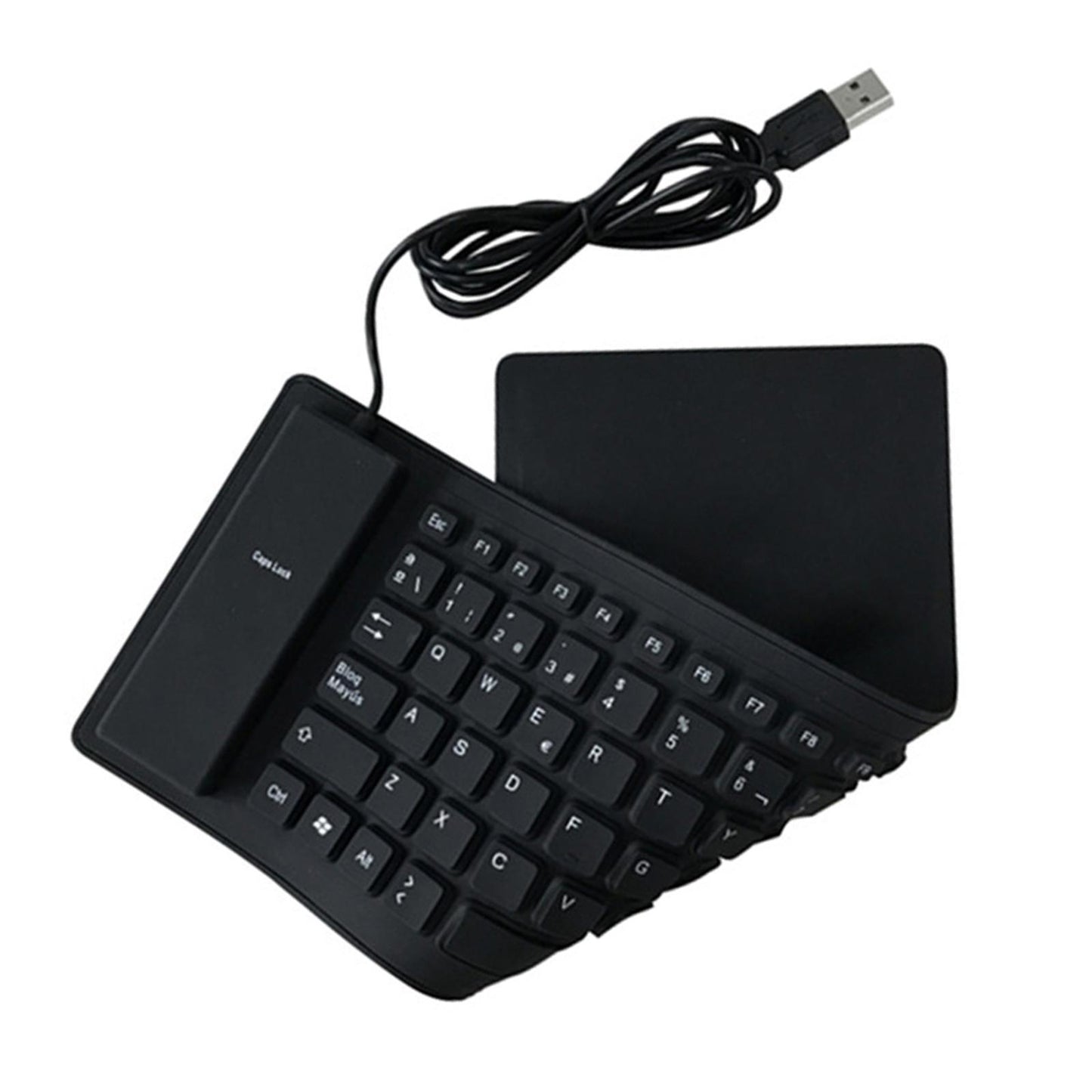 Mini Wired USB Keyboard 84 Keys Waterproof for PC Desktop Laptop Computer