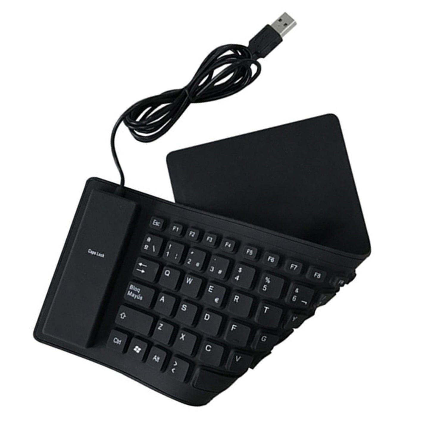 Mini Wired USB Keyboard 84 Keys Waterproof for PC Desktop Laptop Computer