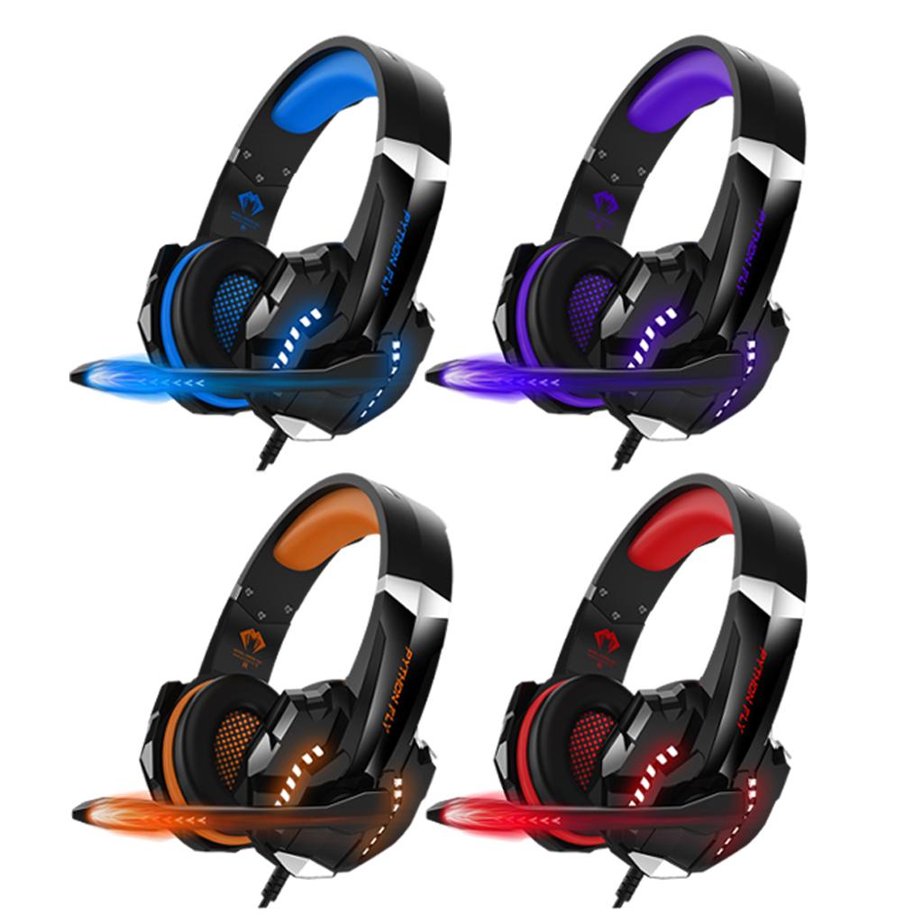 G9000 Pro Noise Cancelling Surround Sound Gaming Headset wMic For PS4 Red