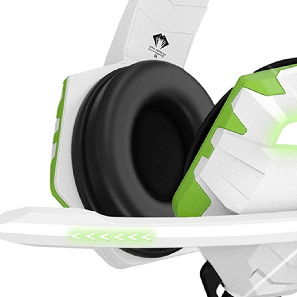 G9000MAX Gaming Headset Over Ear Earphone w/Mic Volume Control for PS4 White