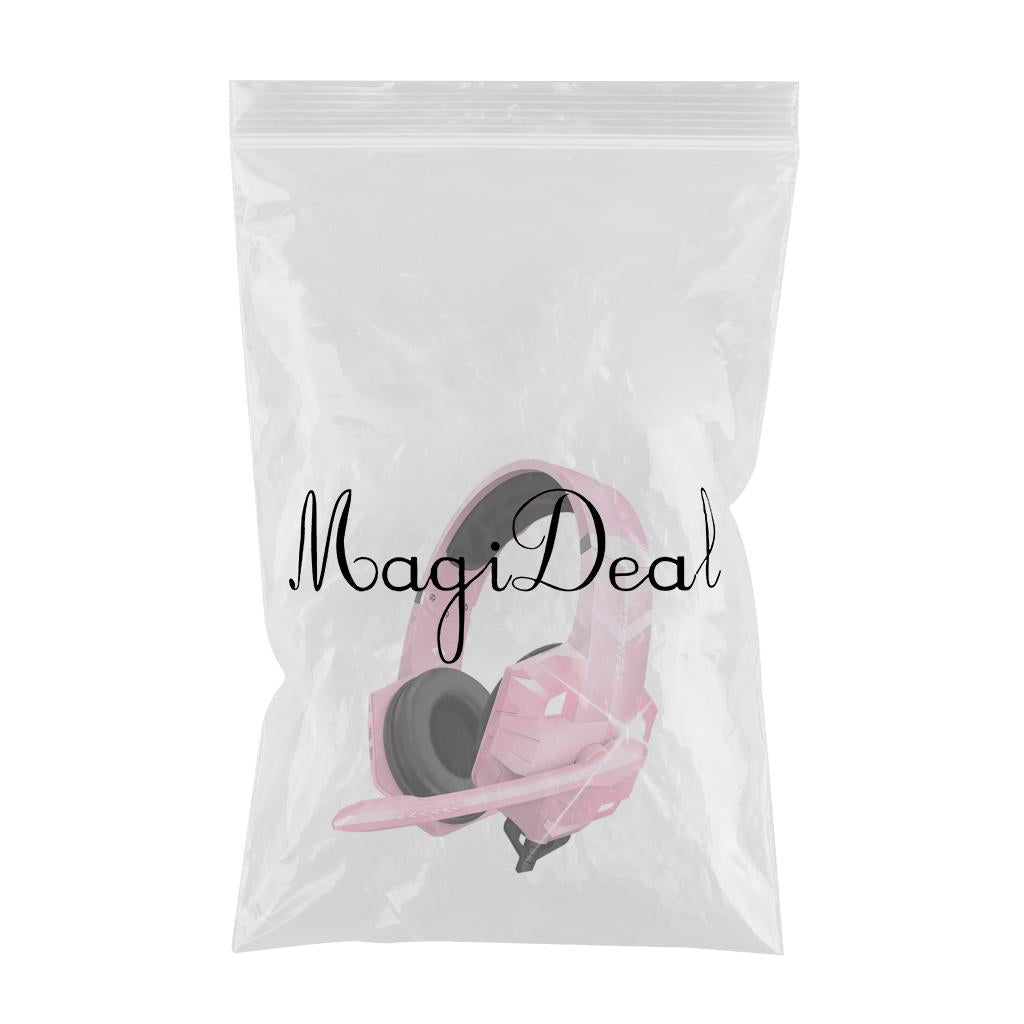 G9000MAX Gaming Headset Over Ear Earphone w/Mic Volume Control for PS4 Pink