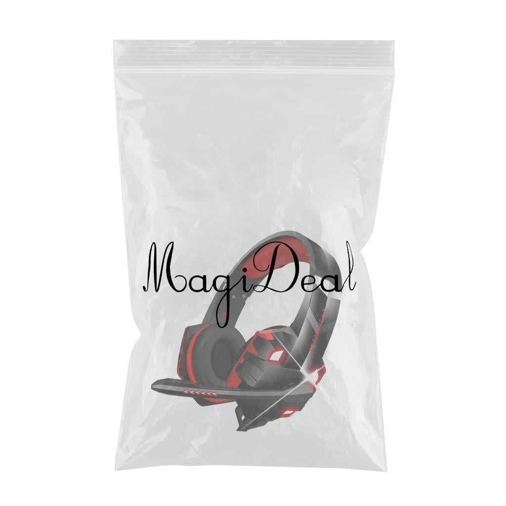G9000MAX Gaming Headset Over Ear Earphone w/Mic Volume Control for PS4 Red